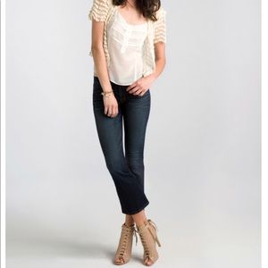 J Brand Gigi Cropped Flared Jeans
